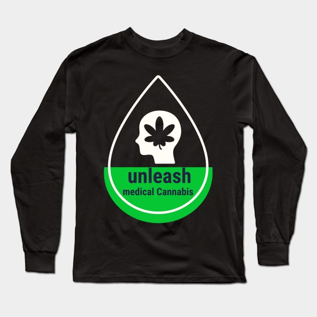 unleash medical cannabis Long Sleeve T-Shirt by Zipora